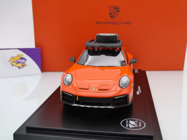 Preview: Spark WAP0210060SDAK # Porsche 911 (992) Dakar Nr.58 Baujahr 2023 " RED 58 Special / London - Sydney Marathon " 1:18
