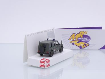 Preview: Busch 51441 # Mercedes G-Klasse Einsatzwagen " Bundeswehr Rotes Kreuz " 1:87