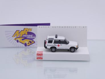 Preview: Busch 51939 # Land Rover Discovery " Deutsches Rotes Kreuz DRK Erzgebirge " 1:87