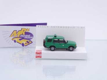 Preview: Busch 51940 # Land Rover Discovery grün " Bundespolizei Brandenburg " 1:87