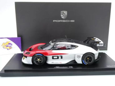 Preview: Spark WAP0218020P0MR # Porsche Mission R #01 Baujahr 2023 " weiß-rot " 1:18