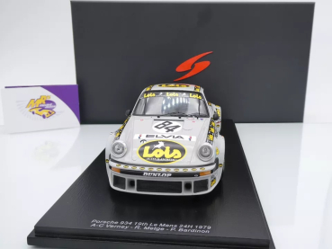 Preview: Spark 18S866 # Porsche 911 934 #84 19th 24h Le Mans 1979 " Lois Jeans " 1:18