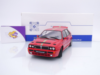 Solido S1807807 # Lancia Delta HF Intergrale Baujahr 1995 rot " Last Edition " 1:18