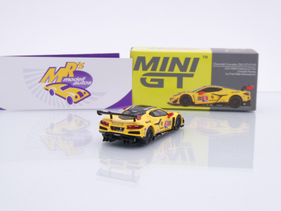 Preview: TSM Mini GT MGT00854-L # Chevrolet Corvette Z06 GT3 24h Daytona 2024 " Pratt Miller Motorsports " 1:64