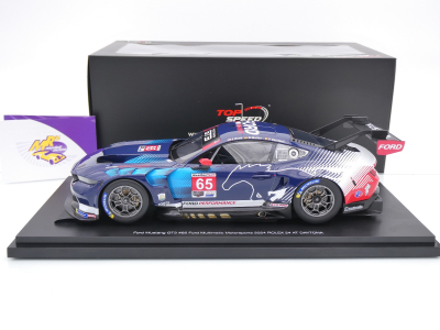 Preview: Top Speed TS0574 # Ford Mustang GT3 #65 24h Daytona 2024 " Multimatic " 1:18