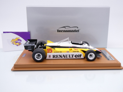 Preview: Tecnomodel TM18-367A # Renault RE30B #15 Südafrika GP 1982 " Alain Prost " 1:18