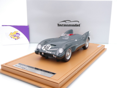 Tecnomodel TM18-236C # Lotus Mark IX #48 24h Le Mans 1955 " Colin Chapman - R. Flockart " 1:18