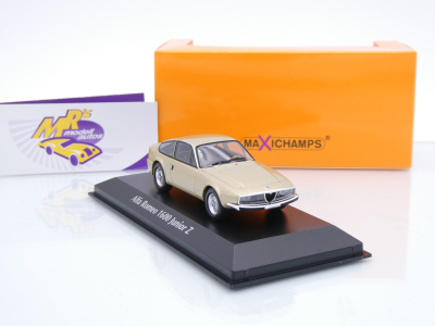 Maxichamps 940120720 # Alfa Romeo 1600 Junior Z Baujahr 1972 " goldmetallic " 1:43