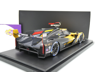 Preview: Top Speed TS0605 # Cadillac V-Series.R 12h Sebring 2024 " Mobil 1 Gold Chip Ganassi Racing " 1:18