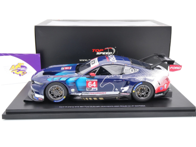 Preview: Top Speed TS0585 # Ford Mustang GT3 #64 24h Daytona 2024 " Team FORD Multimatic " 1:18