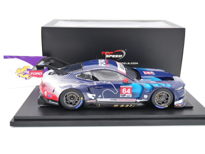 Preview: Top Speed TS0585 # Ford Mustang GT3 #64 24h Daytona 2024 " Team FORD Multimatic " 1:18