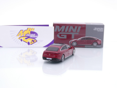 Preview: TSM MINI GT MGT00970-L # Mercedes-Benz EQS 580 4MATIC 2024 LHD " Rotmetallic " 1:64