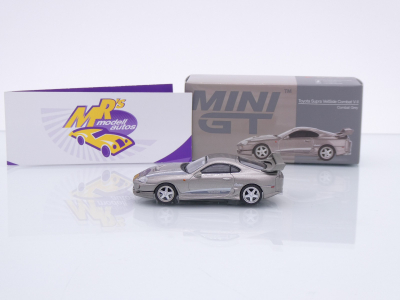 Preview: TSM MINI GT MGT00978-L # Toyota Supra MK4 A80 VeilSide Combat LHD " Combat Grey Metallic " 1:64