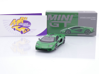 TSM MINI GT MGT00976-L # Lamborghini Countach LPI 800-4 LHD " Verde Medio " 1:64