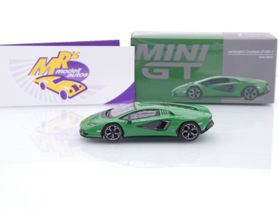 Preview: TSM MINI GT MGT00976-L # Lamborghini Countach LPI 800-4 LHD " Verde Medio " 1:64