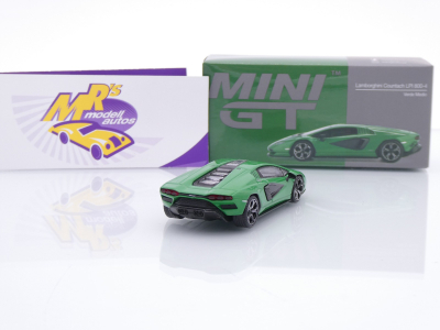 Preview: TSM MINI GT MGT00976-L # Lamborghini Countach LPI 800-4 LHD " Verde Medio " 1:64