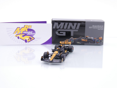 TSM Mini GT MGT00768-L # McLaren MCL60 F1 #81 3rd Japan GP 2023 " Piastri " 1:64
