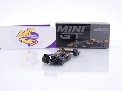 Preview: TSM Mini GT MGT00768-L # McLaren MCL60 F1 #81 3rd Japan GP 2023 " Piastri " 1:64