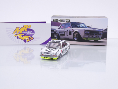 TSM MINI GT KHMG176 # Datsun 510 Street #10 " Kaido House - Team XMM V1 " 1:64