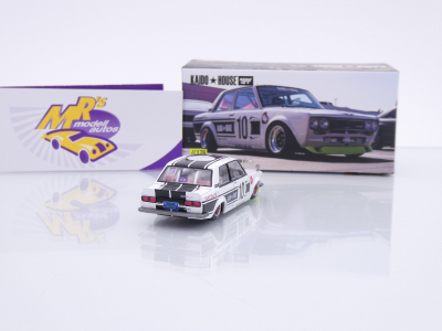 Preview: TSM MINI GT KHMG176 # Datsun 510 Street #10 " Kaido House - Team XMM V1 " 1:64