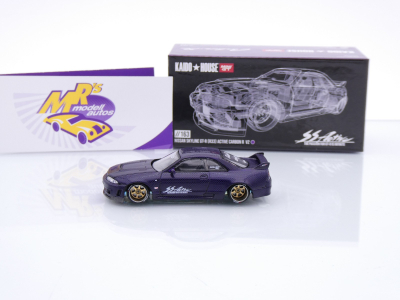 Preview: TSM MINI GT KHMG163 # Nissan Skyline GT-R R33 " Kaido House Active Carbon " 1:64
