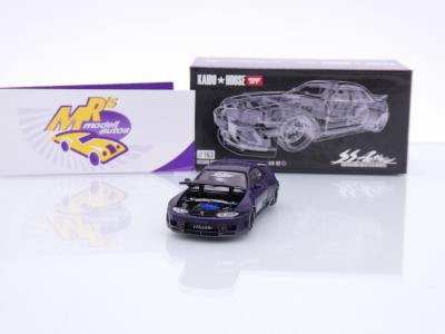 Preview: TSM MINI GT KHMG163 # Nissan Skyline GT-R R33 " Kaido House Active Carbon " 1:64