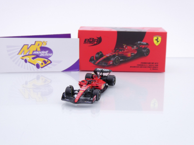BBR Models BBRFER64015 # Ferrari SF23 F1 Bahrain GP 2023 " Carlos Sainz " 1:64