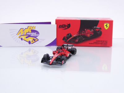 BBR Models BBRFER64014 # Ferrari SF23 F1 #16 Bahrain GP 2023 " C. Leclerc " 1:64
