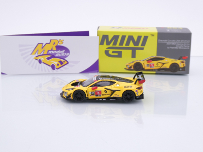 Preview: TSM Mini GT MGT00854-L # Chevrolet Corvette Z06 GT3 24h Daytona 2024 " Pratt Miller Motorsports " 1:64