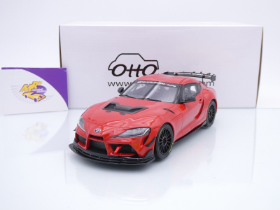 Ottomobile OT1123 # Toyota Supra GT4 100 Edition Baujahr 2023 " Plasmaorange " 1:18