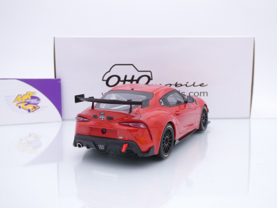 Preview: Ottomobile OT1123 # Toyota Supra GT4 100 Edition Baujahr 2023 " Plasmaorange " 1:18