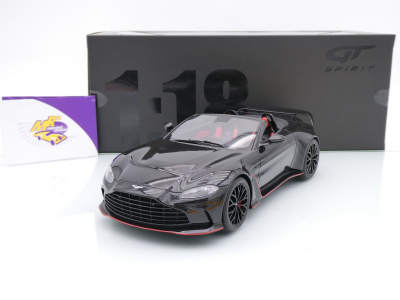 GT Spirit GT923 # Aston Martin V12 Vantage Roadster Baujahr 2023 " schwarz " 1:18