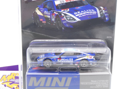 Preview: TSM Mini GT MGT00850-BL # Nissan Z GT500 #24 Super GT 2023 " Kondo Racing " 1:64