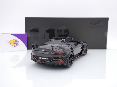 Preview: GT Spirit GT923 # Aston Martin V12 Vantage Roadster Baujahr 2023 " schwarz " 1:18