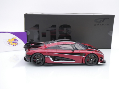 Preview: GT Spirit GT931 # Koenigsegg Agera RS World Record Baujahr 2015 " dunkelrotmetallic " 1:18