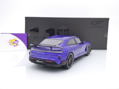 Preview: GT Spirit GT520 # Porsche Taycan Turbo GT Baujahr 2023 " lilametallic " 1:18