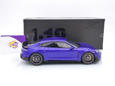 Preview: GT Spirit GT520 # Porsche Taycan Turbo GT Baujahr 2023 " lilametallic " 1:18