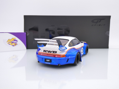 Preview: GT Spirit GT530 # Porsche 911 (993) RWB Rauh-Welt X LB #2 2023 " Rothmans " 1:18