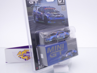 Preview: TSM MINI GT MGT00857-BL # Nissan Silvia S15 #46 " D-MAX Racing D1 GP 2023 " 1:64