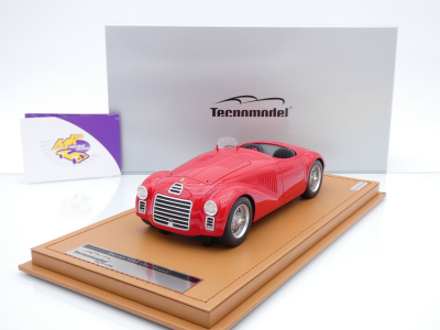 Tecnomodel TM18-301A # Ferrari 125S Press Version Baujahr 1947 " ferrarirot " 1:18