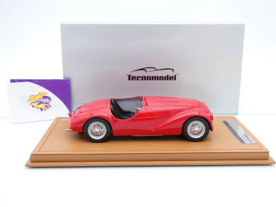 Preview: Tecnomodel TM18-301A # Ferrari 125S Press Version Baujahr 1947 " ferrarirot " 1:18