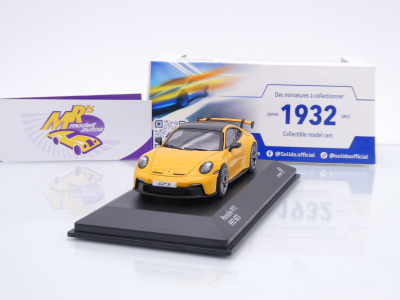 Solido S4312504 # Porsche 911 (992) GT3 Baujahr 2021 " signalgelb " 1:43