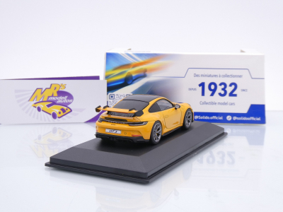 Preview: Solido S4312504 # Porsche 911 (992) GT3 Baujahr 2021 " signalgelb " 1:43