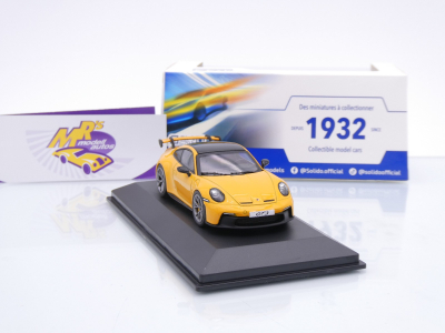 Preview: Solido S4312504 # Porsche 911 (992) GT3 Baujahr 2021 " signalgelb " 1:43