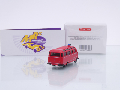 Preview: Wiking 0260 06 # Mercedes O 319 Panoramabus Baujahr 1955-68 " Feuerwehr " 1:87