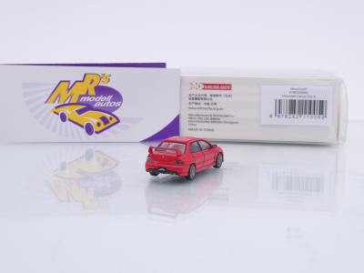 Preview: Micro City / Herpa 87MC000005 # Mitsubishi Lancer Evo 9 Baujahr 2005 " rot " 1:87