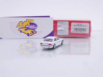 Preview: Herpa 431201 # BMW Alpina B12 5.7 (E38) Limousine " weiß-gold " 1:87