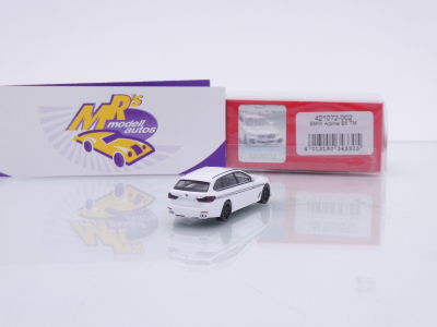 Preview: Herpa 421072-002 # BMW Alpina B5 Touring " weiß-schwarz " 1:87