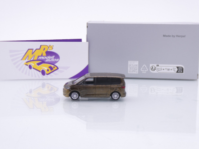 Preview: Herpa 958981 # Volkswagen VW Multivan marmoriert gold " Sommerfest 2025 " 1:87