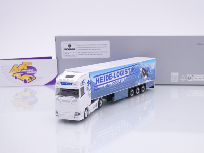 Herpa 959780 # Scania CS20 HD Kühlkoffer-SZ " Sommerfest 2025 Heide Logis " 1:87